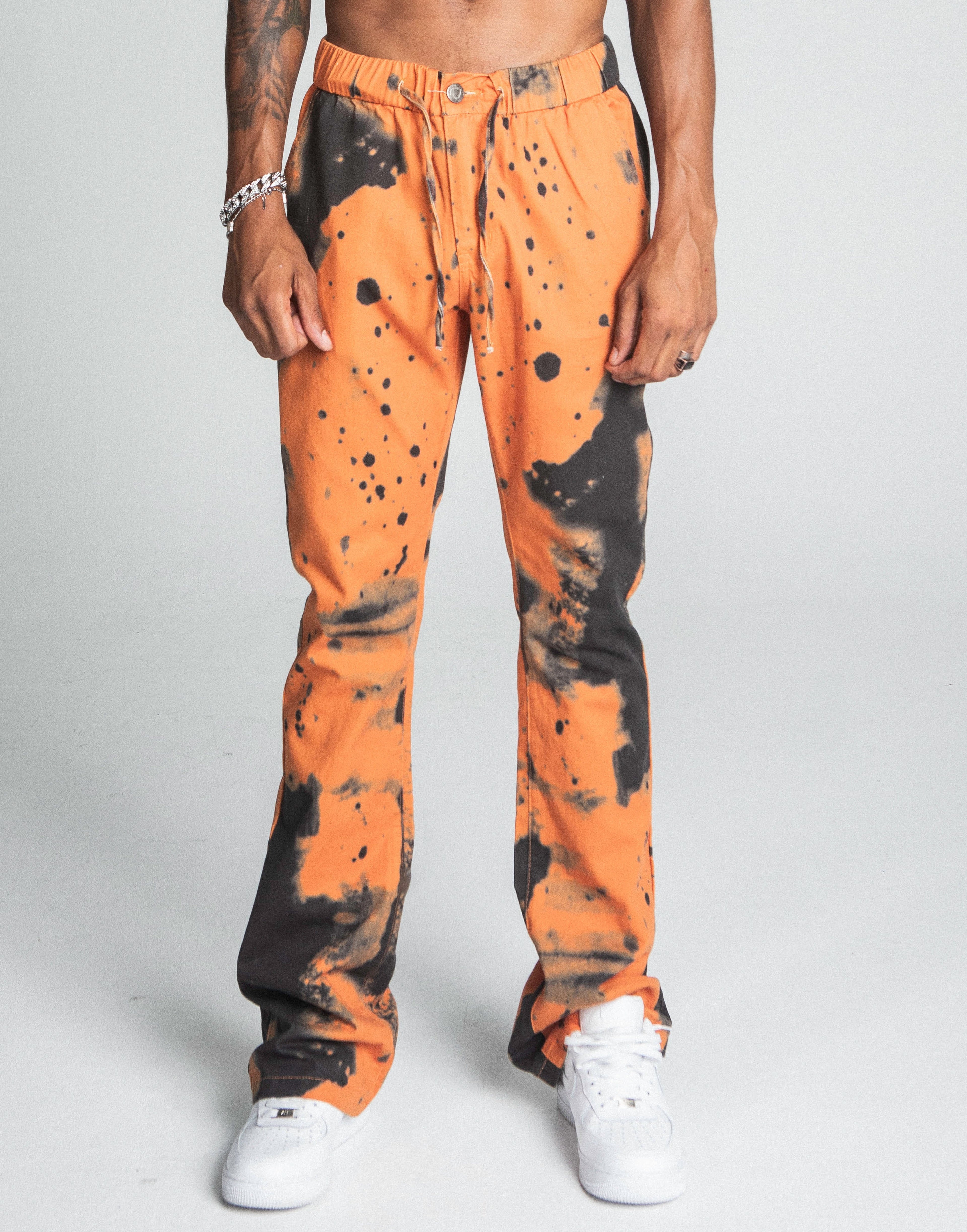 AJ04SK COLOR DYE STACKED JEANS