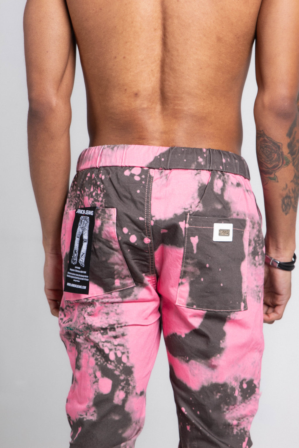 AJ04SK COLOR DYE STACKED JEANS