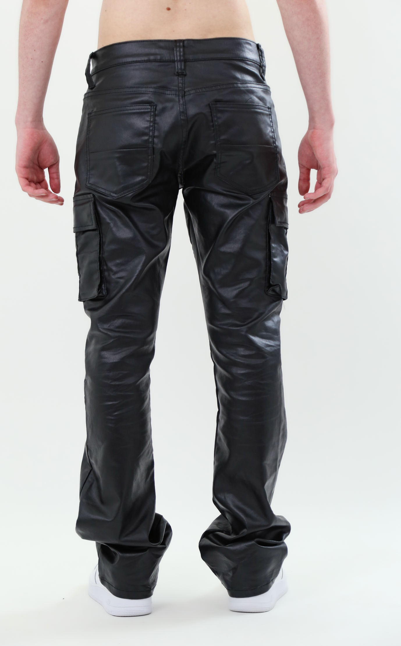 ASJ8069 METALLICA DIP STACKED JEANS